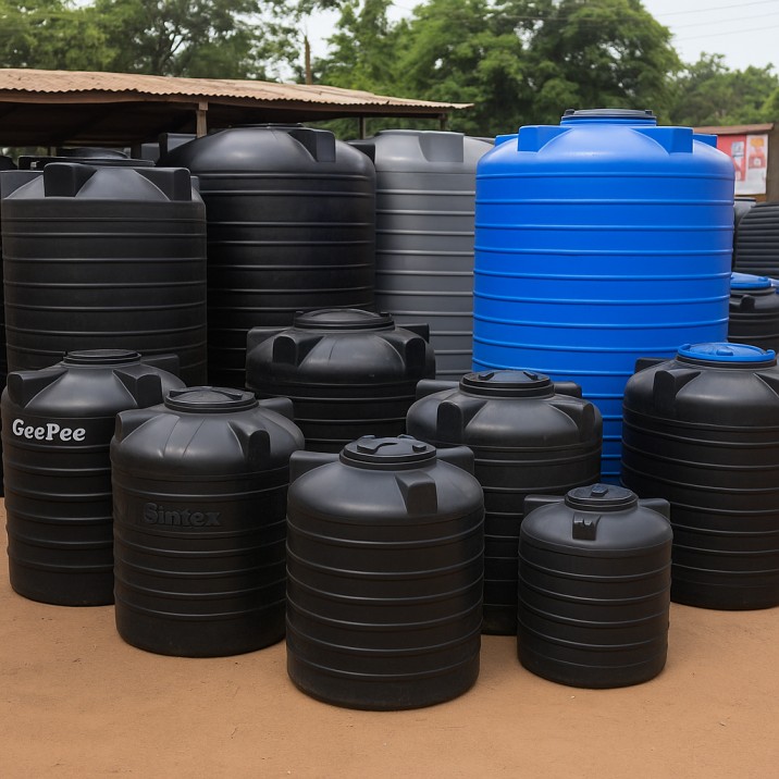 2025-2026 Water Tank Price List in Nigeria GeePee, RotoTank & Sintex (500L - 10,000L)