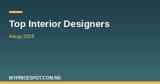 Top interior designers in Abuja 2026