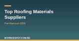 Top roofing materials suppliers in Port Harcourt 2026