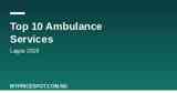 Top 10 private ambulance services in Lagos 2026 comparison guide with pricing