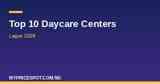 Top 10 daycare centers in Lagos 2026 comparison guide with pricing