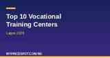 Top 10 vocational training centers in Lagos 2026 comparison guide with pricing